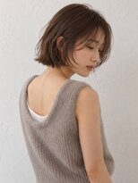 ミロアヴィタ 平尾(miroa vita)&nbsp;ベージュカラー 顔周りカット 20代 髪質改善 ブラウン