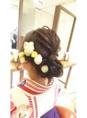 【neolive cino】崩れにくい波ウェーブ編み込みシニヨン☆