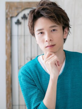 ダンディ館アダム 戸頭店 アップバングのニュアンスショートb