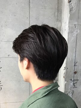 オッソ(OSSO) ソフトツーブロックトランクスヘアハイトーンメンズ