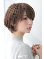 ナオシ トレス 富雄店(nao*c tres)&nbsp;【奈良/富雄/nao*c】☆丸みシルエットの柔らか大人ショートヘア