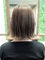 ヘアデザイン ステラ(hair design sTella)&nbsp;☆外ハネボブにたっぷり細かくハイライト☆