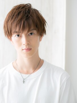 メンズヘア ビーセカンド 草加店(MENS HAIR B-2) ハイトーンカラーの抜け感ヘアショートM