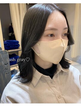 プラグ バイ ネオリーブ(plug by neolive) 暗くても透明感☆アッシュグレー☆【tomoka】