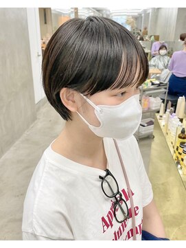 スー 渋谷(suu) 大人ショートボブ黒髪ショートカットマッシュショート前髪あり