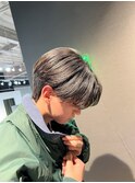 ニュアンスセンターパート　ナチュラルストレート