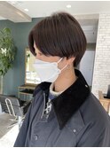 大人女子のマッシュショート