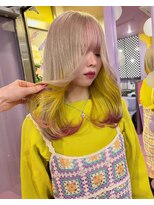 ヘアサロン トミー(Hair salon TOMMY) ホワイトベージュ×デザインカラー