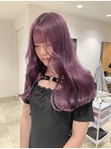 ラベンダーパープル ダブルカラー ケアブリーチ <渋谷/渋谷駅>