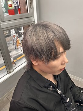 オムデュー(HOMME DEUX) 【SHIN】ホワイトシルバーマッシュウルフ