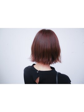 ファロ 二子玉川(falo) ボルドー ピンクブラウン ボブ【falo二子玉川】