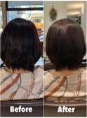 【髪質改善】伸ばしかけの方にオススメ★艶髪酸熱トリートメント