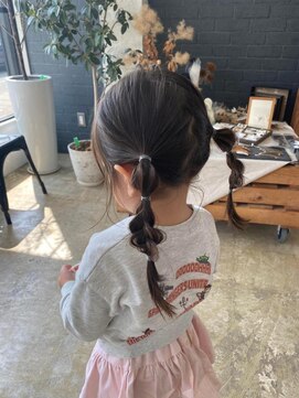 ニド(2do) キッズのツインテールアレンジ