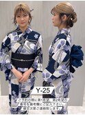 浴衣一式レンタル 浴衣番号 Y-25