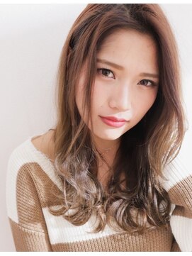 トゥルートラスト 和戸店(True Trust) 大人可愛い20代30代40代 ふんわりワンカールロングスタイル