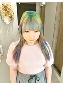 虹髪/ハイトーン/デザインカラー