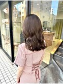 秋色マロンベージュ