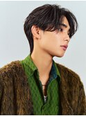 韓国マッシュパーマニュアンスパーマセンターパートショート