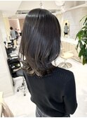 グレージュカラー/レイヤー/韓国スタイル/イメチェン