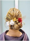 成人式ヘアセット