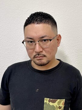 スタイルズ いわき店 フェード×濡れパンクロップスタイル <理容室> <いわき>
