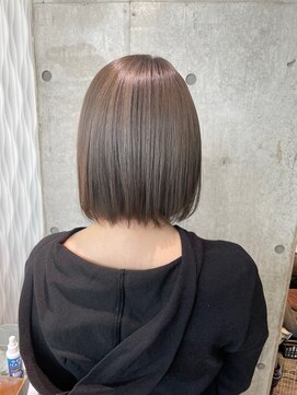 ジュジュル 稲毛本店(jujur) アッシュブラウン×ボブ