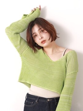 マイン(MINe) 大人可愛い/ニュアンスボブ/ミニボブ/髪質改善