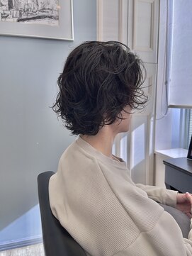 ヴィサージュクオン(VISAGE Quon) メンズミディアム×リッジパーマ