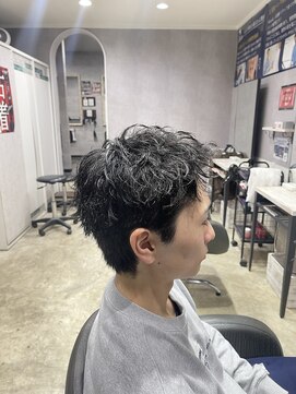 ミオ(Mio) 滋賀/南草津/メンズ美容室/波巻きツイストスパイラルパーマ