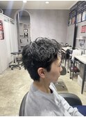 滋賀/南草津/メンズ美容室/波巻きツイストスパイラルパーマ