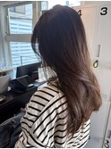 ムースブラウン×ロングレイヤー