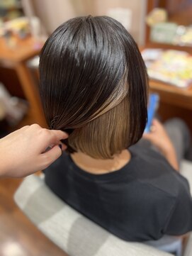 ヴィアンジュ 浦和コルソ店(Vie Ange) 大人カワイイベージュインナーカラー