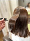 ◎ツヤ感たっぷり髪質改善ストレート