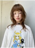 ［Flamingo］ハッシュカット×透明感ブラウン