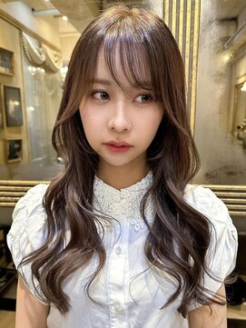 レリー バイ アルティナ 川越店(Lelie by artina) ナチュラルブラウン/パールベージュ/バタフライカット