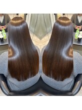 【髪質改善メニュー】癖毛レベル4～6の方におすすめ☆最上級ブラッシュアップクリーム×パウダーTR使用）