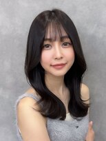 ロンド ブランシュ 錦糸町北口(Lond blanche)&nbsp;オリーブグレー/韓国レイヤーカット/マロンベージュ/黒髪/小顔