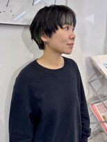 アンダーカレント(undercurrent)&nbsp;ショートスタイルデザインカラーポイントカラーブリーチ