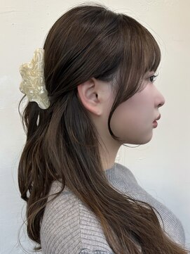 シエルバイアフロート(ciel by afloat) >>似合わせ前髪、顔周りカット 透明感カラー