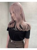 着物ヘア/大人ガーリー/ダークアッシュ/似合わせカット/梅田
