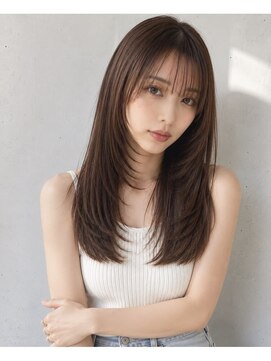 モードケイズ 調布店(MODE K's) 顔周りレイヤーカット_調布韓国ハッシュカット前髪カットウルフ