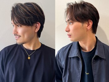 メンズサロンオー 宮崎(Men's salon O.)の写真/波巻き・ツイストスパイラル等トレンドパーマが得意な宮崎のメンズサロン。朝のセットも驚くほどラクに◎