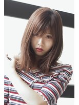 ソラ(sora)&nbsp;ボブ　ヌーディーなカラーのナチュラルロブ