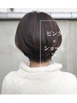 リンク ヘアスペース(Link hair space)&nbsp;【Link】[お客様スタイル135］#ピンク#大人ショート