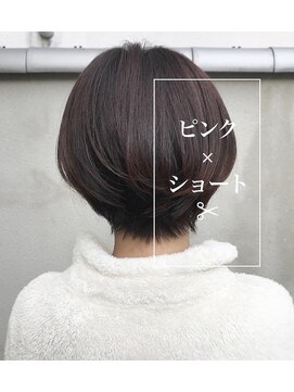 リンク ヘアスペース(Link hair space) 【Link】[お客様スタイル135］#ピンク#大人ショート