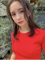 ナル(nalu.)&nbsp;ロブ / ストレート / くすみベージュ