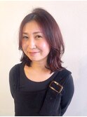 大人のミディアムボブ