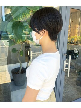 マメ(mame) ハンサムショート/アッシュベージュ/ハンサム女子