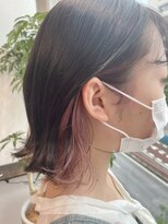 グーフィートーキョー 銀座(Goofy Tokyo)&nbsp;【GoofyTokyo銀座/渋谷トモヒロ】ボブ/インナーカラーピンク