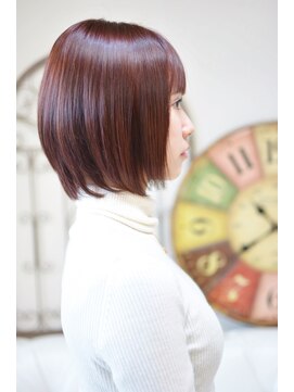 メイズ(MAZE) 【メイズ 東中野・鍛原志行】ピンクショートボブ